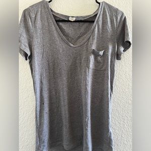 J Crew gray top, Size M